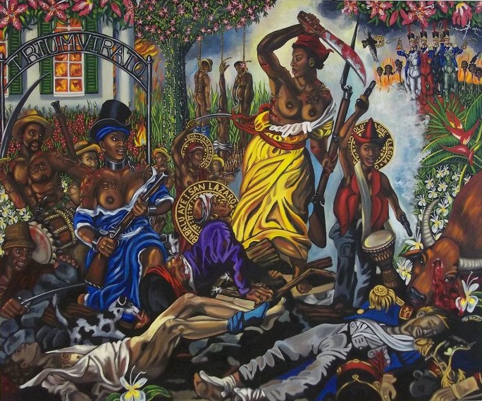 Carlota Leading Slave Rebellion in Matanzas, Cuba, 1843, Lili Bernard