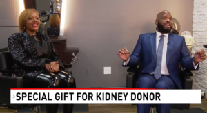 Mentee receives salon gift from mentor after donating kidney to him 