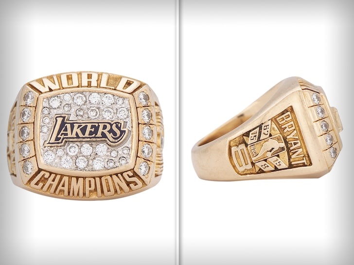 Kobe Bryant Lakers Ring sales at $206k